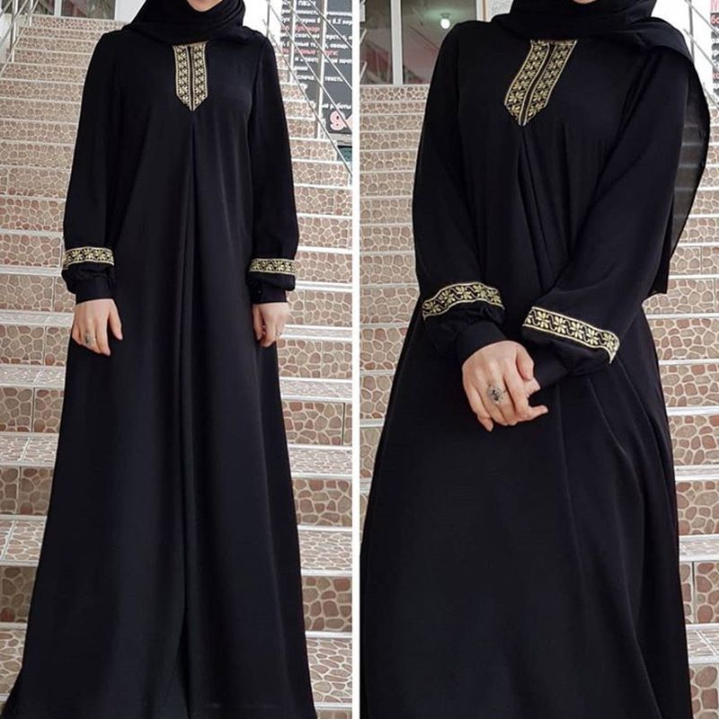 Women's Clothing Boutique Ethnic Style Printed Loose Long Skirt_voghion.com