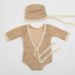 Baby Photography Props Costume Set Hat Bodysuit Photo Props 2pcs Newborn’s Photostudio Props Pilling Resistance Unisex_voghion.com