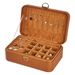 Vintage Leather Jewelry Box With Lock – Large Capacity 2-Tier Organizer For Earrings, Rings & Necklaces, Dustproof Multi-Compartment Storage Case_voghion.com