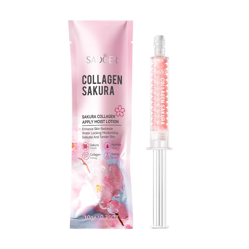 Lozione idratante e nutriente all'acqua al collagene Sakura SADOER in inglese completo_voghion.com