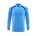 Half-Zip Pullover Football Training Suit Set 2526 Long Sleeve Autumn Winter On-Field Knitted Sportswear_voghion.com