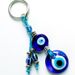 Glass Pendant Blue Eyes Keychain Travel_voghion.com