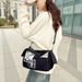 Casual For Women 2025 New Fashion Large Capacity Wide Strap Crossbody Nylon Trendy Lightweight Shoulder Bag_voghion.com