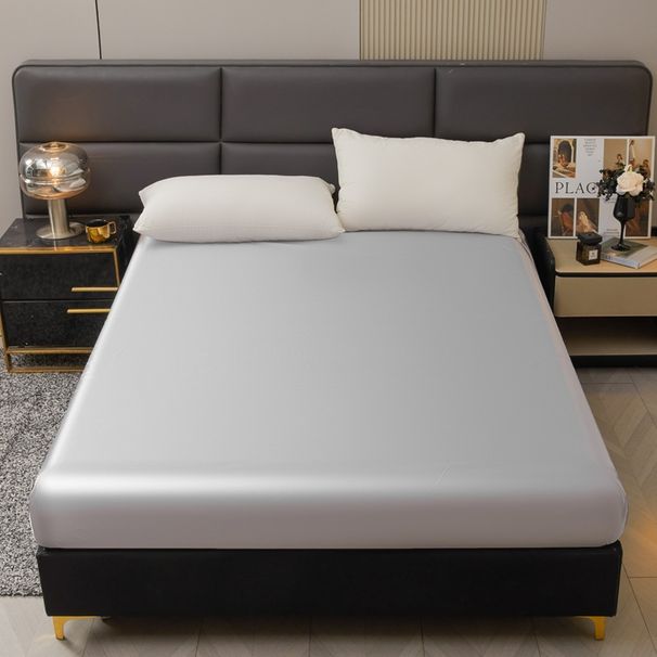 Hochwertiges wasserdichtes Spannbettlaken – weicher, atmungsaktiver und hypoallergener Matratzenschoner (mehrere Größen und Farben, geräuschlose PEVA-Rückseite)_voghion.com