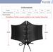 Ceinture serre-taille nouée Werforu, corset noir à lacets pour femme, ceinture élastique pour Halloween_voghion.com