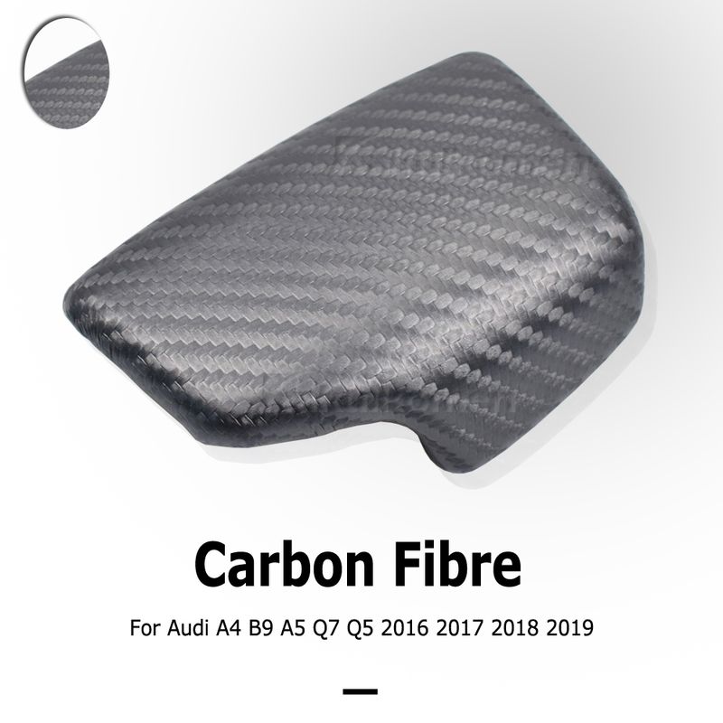 Pour Audi A4 B9 A5 Q7 Q5 2016 2017 2018 2019 Pommeau de levier de vitesse en cuir perforé Poignée de levier de vitesse Handball_voghion.com