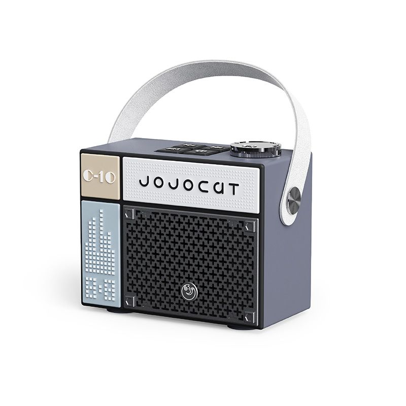 Portable Speakers New Arrival Trendy Wireless Bluetooth Speaker Retro Portable Wireless Card Speaker Desktop Ornaments Bluetooth Speaker_voghion.com