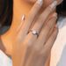 Ring Weibliche Sterling Silber Moissanite Offener Ring Nischendesign Persönlichkeit Einfache Mode Temperament Ring_voghion.com