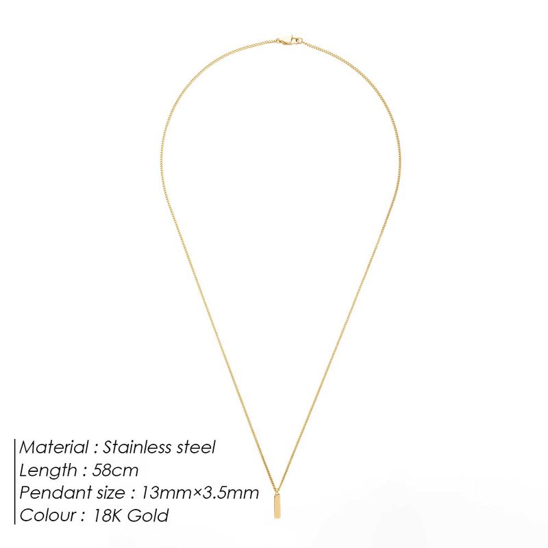 Fashion Bohemian Style Cuban Simple Versatile Personality Men's Minimalist Light Luxury Clavicle Chain_voghion.com