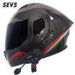 Flip-Up Motorcycle Helmet With Dual Visor, Large Spoiler & Bluetooth – DOT Certified For E-Bike & Scooter Riders_voghion.com