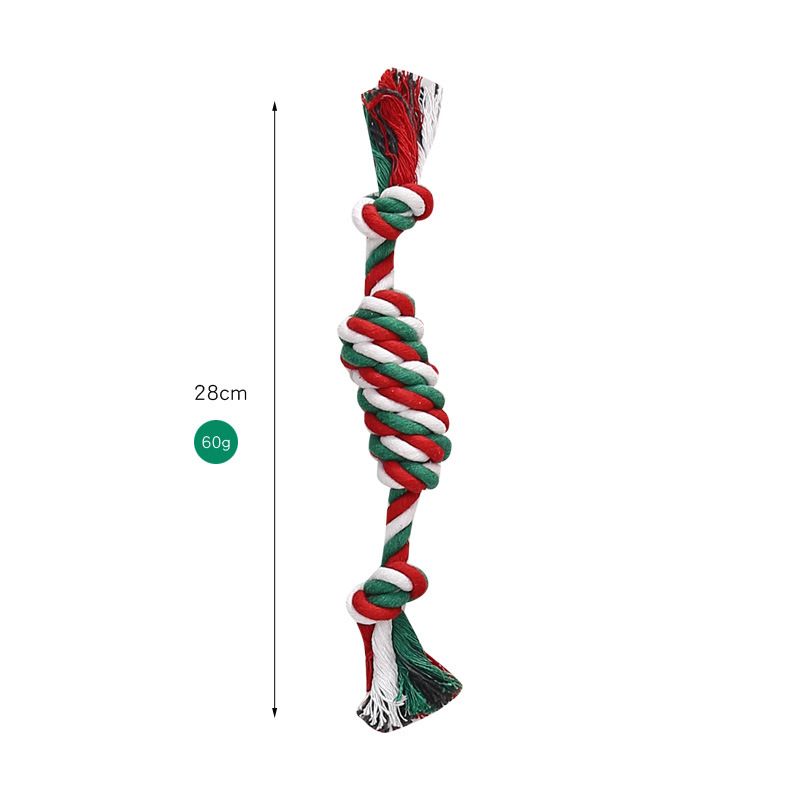 Pet Products New Cotton Knot Bite resistant Tooth Cleaning Dog Toy_voghion.com