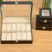 12-Slot Watch Box – Premium Leather Storage Case With Multi-Function Design For Watch Collection_voghion.com