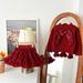 Ensemble d'hiver pour fille - Robe tutu scintillante et pull à nœud, ensemble deux pièces, haut à capuche à manches longues doux et chaud, mignon et élégant pour les tout-petits_voghion.com