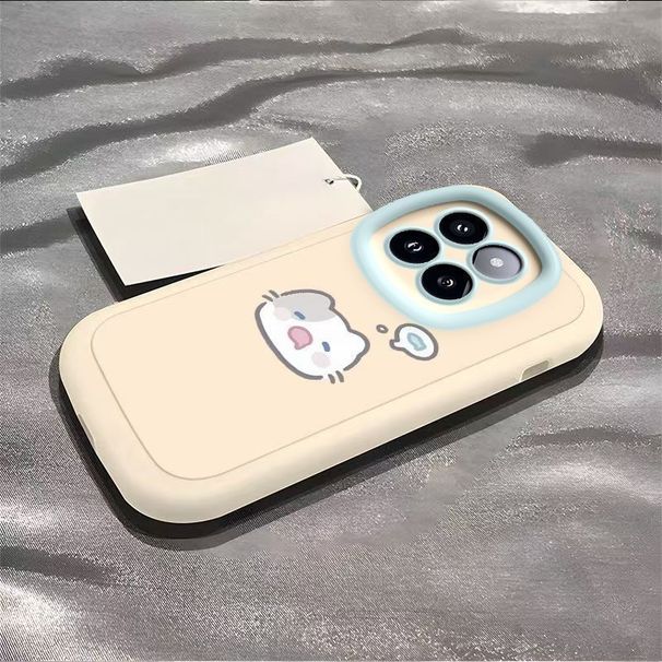 TechGlobe Adatto per telefono Copertura completa Anti-caduta Xiaomi 15 Pro Nuova semplice custodia morbida in silicone a forma di cartone animato_voghion.com