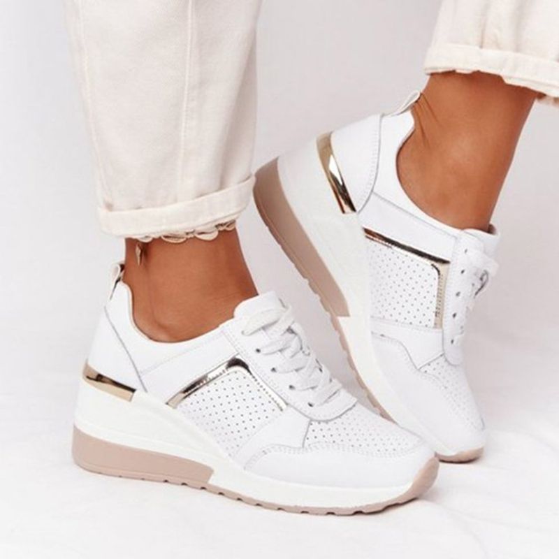 Damsneakers med wedges för kvinnor matchar färg andningsbara mesh löparskor för kvinnor_voghion.com