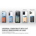 TechGlobe Universal Back Sticker Phone Holder Card Case A-shaped Stand Multi-card Storage Function Gift Pack Adhesive Wholesale_voghion.com