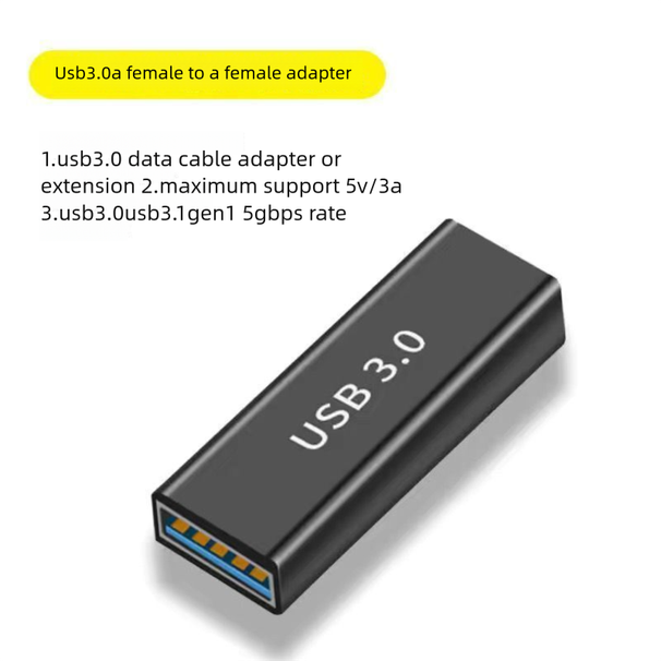 Cavo di prolunga adattatore digitale doppio tipo 3C maschio da USB 3.0 a femmina C per caricabatterie per laptop_voghion.com