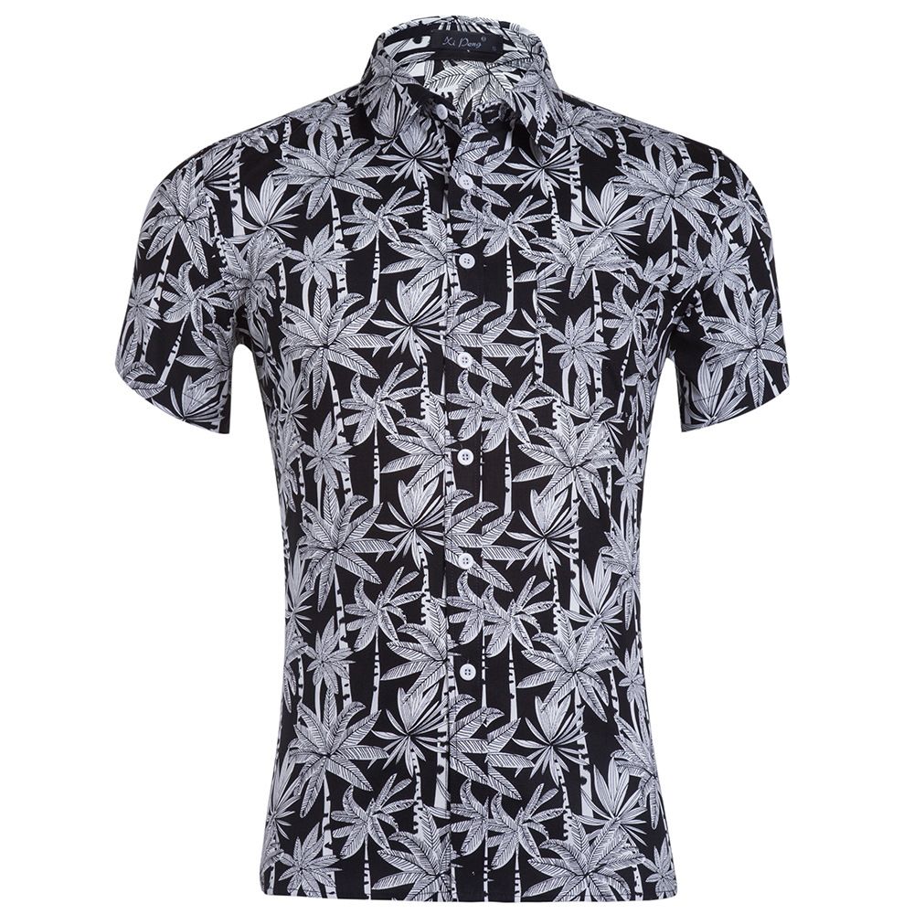 Unbeatable Quality Hawaii US Printed New Plus Size Men's Casual Beach Shirt_voghion.com
