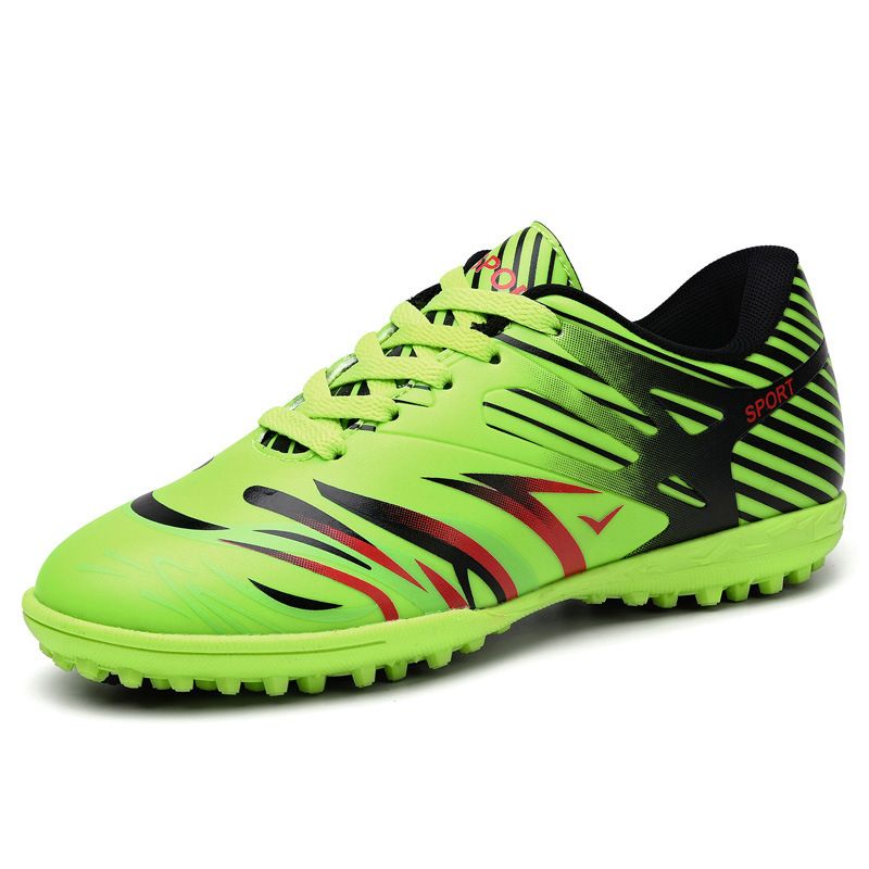 Fashion Graffiti Face TF Sole Studded Soccer For Kids Boys And Girls Students Training Sports Shoes_voghion.com