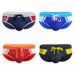 UXH Sommer Sexy Block Herren Badehose Mode Kontrastfarbe Badeanzug Bikini Strand Dreieck Shorts Männer_voghion.com