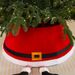 Christmas Tree Skirt With Adjustable Styles – Festive Felt & Fabric Collar For All Tree Sizes (Red/Green/White, Fits 1.8m+ Or Under, Non-Slip Base)_voghion.com