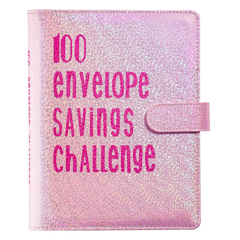 Refillable Notebooks100 Day Money Saving Challenge Loose Leaf Cash Envelope Budget Savings Book Savings Handbook Notebook_voghion.com