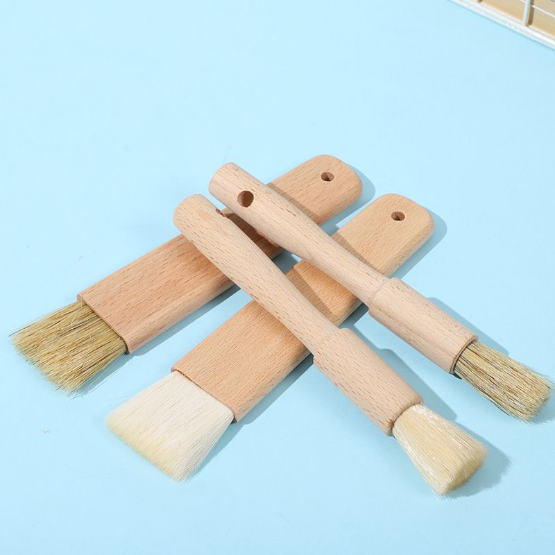 Silicone Pastry Brush - Heat-Resistant Bristles, Dishwasher Safe, EU Kitchen Baking Essential_voghion.com
