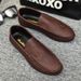 SHLIANG Herr Modeskor Nya Casual Skor för Herr Slip-On Loafers Bekväma Mjuka Läderskor Andningsbara Mockasiner Y0165_voghion.com