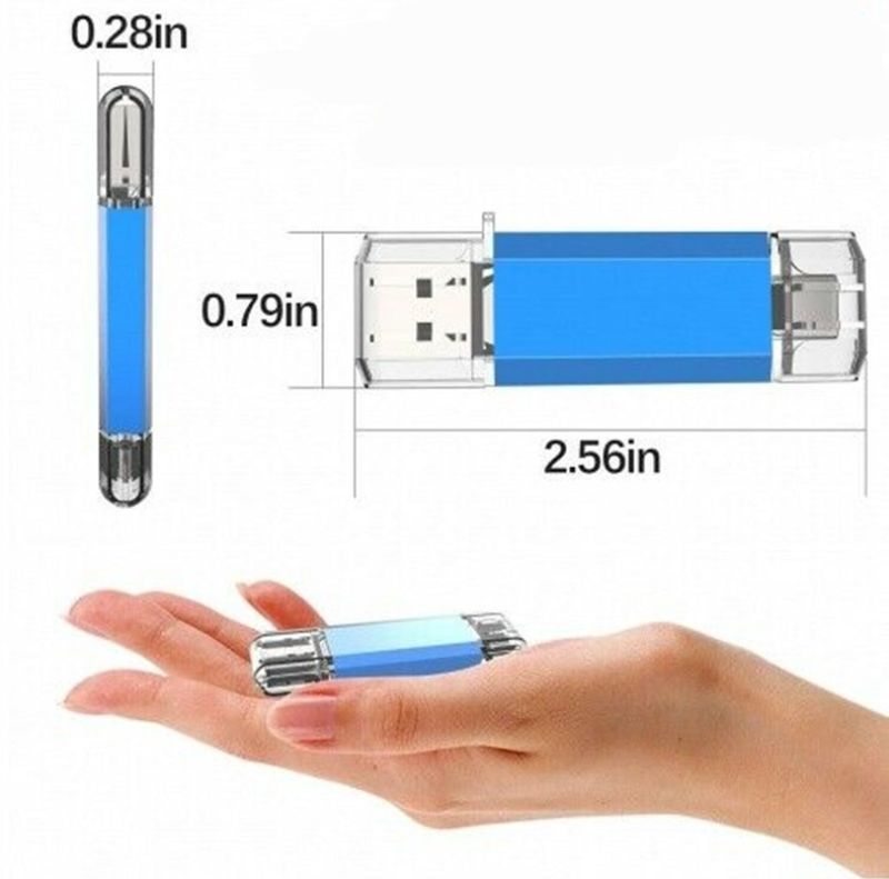 Type C USB Flash Drive OTG 2 IN 1 USB 2.0 Micro USB Pen Drive 512GB 256GB 128GB 64GB 32GBPendrive Flash Drive_voghion.com