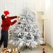 150cm/180cm/210cm Premium PE Snow-Covered Automatic Christmas Tree With Optional LED Lights – Large DIY Holiday Decor For Home & Events_voghion.com