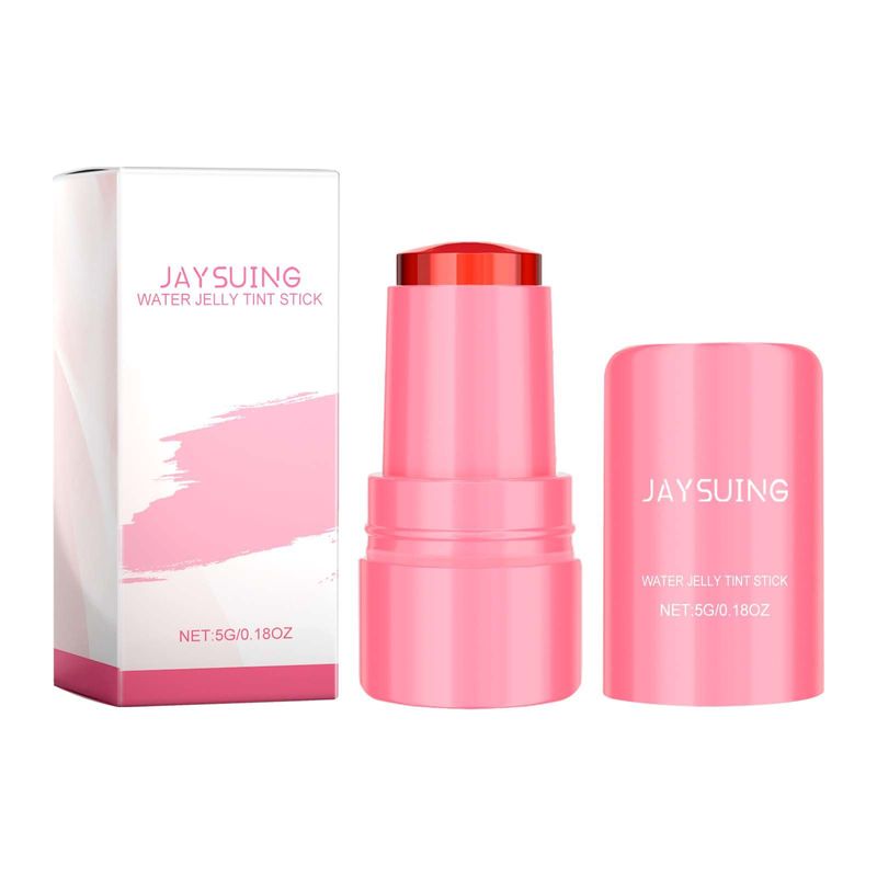 Rossetto in polvere brillante Fruit Frozen Red Series, uniforme per pelle e guance, doppio uso_voghion.com