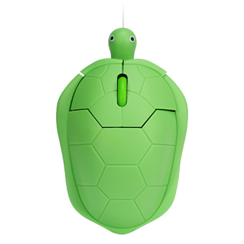 [Hot sales]1pc Adorable Turtle-Shaped Wired USB Optical Mouse - 1200DPI, 3-Button Design, 3.6ft Cord, Ergonomic Grip, Plug-and-Play_voghion.com