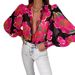 Women's spring single-breasted cardigan temperament casual bottoming top _voghion.com