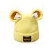 Cappello invernale lavorato a maglia con orecchio di orsetto per bambini, caldo e spesso, alla moda e foderato in pile, per bambine_voghion.com