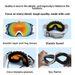 Outdoor Sports Large Ball Surface Go, Snap-on Prescription, Double Layer Anti-fog, Unisex Ski Glasses, Sandproof_voghion.com