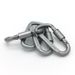 Outdoor mountaineering buckle D-type metal buckle with bolt Key Hook Small buckle Buckle Backpack accessories EDC gear_voghion.com
