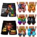2023 new cross-border European and American fun turkey head casual shorts beach pants men's clothing surrounding 3D digital printing_voghion.com