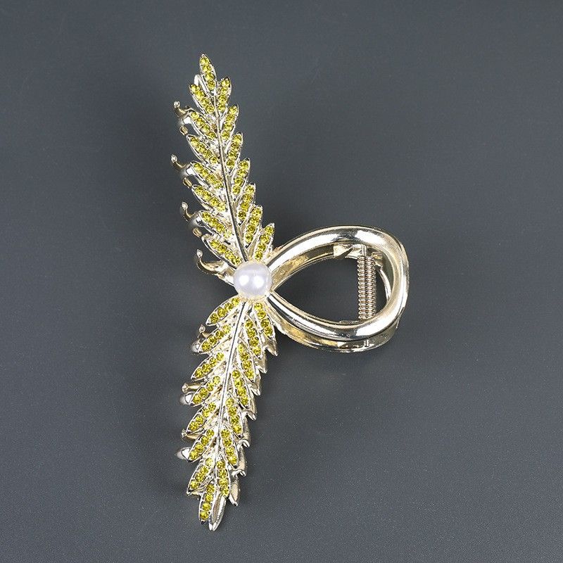Metal For Women In Spring Summer, A High-end Feel. New Wheat Ear With Multiple Hair Sizes And Shark Clip Headwear_voghion.com