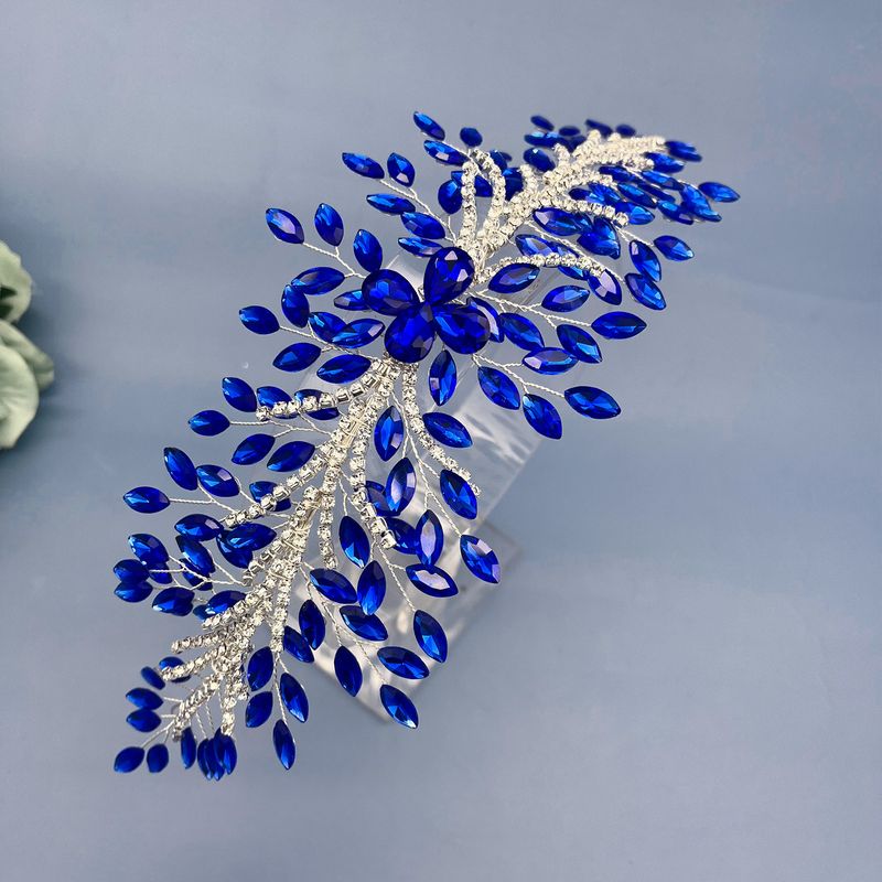 Bridal Headband Handmade Rhinestone Headband Super Shiny Wedding Party Performance Hair Crown Modeling Accessories_voghion.com
