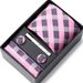Tie men's professional formal suit, blue striped box, polyester silk 7.5cm, new business gift_voghion.com