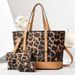 Women's Handbag Mother Bag Leopard Print Handbag Large Capacity Single Shoulder Oblique Cross Bag Texture Princess Bag_voghion.com