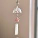 Cherry Blossom Wind Chime Handmade Beaded Minimalist Hanging Ornament_voghion.com