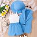 Wind, spring, summer, small medium-sized children's suspender, pit stripe vest, shorts, sleeveless suit jacket, hat, and_voghion.com