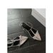 Sheepskin Edition~Pointed Simple Flat For Women With Cross And Open Toes, Sexy Beach, Niche Design, Sandals Trendy_voghion.com