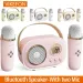 Altavoz Bluetooth con 1-2 micrófonos inalámbricos, compatible con karaoke, tarjeta TF, reproducción FM, graves HIFI, llamadas manos libres para niños_voghion.com