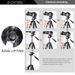 ZOMEI Q111 Professional Portable Travel Aluminum Camera Tripod&Pan Head for SLR DSLR Digital Camera Three color_voghion.com