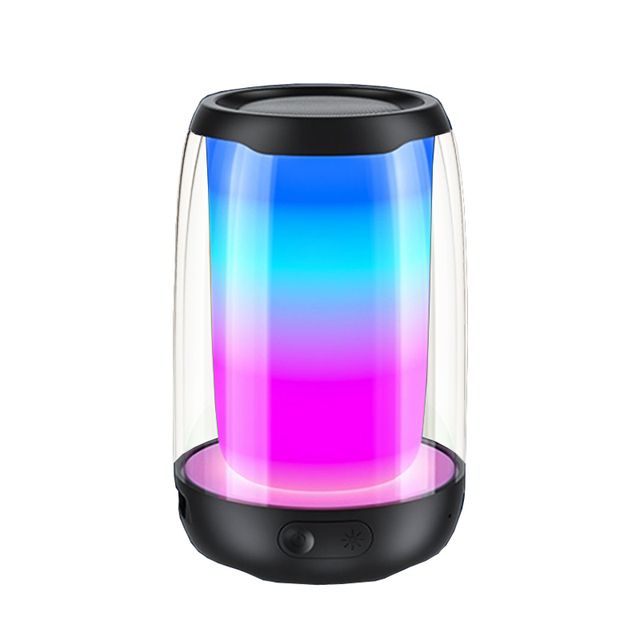 Wireless Speaker Bluetooth-compatible Speaker Microlab Portable Speaker Powerful High Outdoor Bass TF FM Radio with LED Light_voghion.com