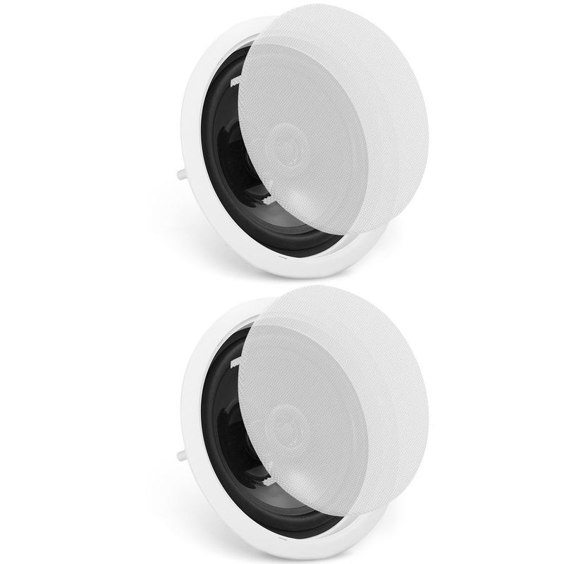 2 PCs 6.5'' Bluetooth In Ceiling Speakers, 150W, Flush Mount Ceiling &amp; In-Wall Speaker System With 8ΩImpedance 89dB Sensitivity, For Home Kitch_voghion.com