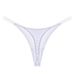 New Lycra Fine Ribbed Cotton Women's Sexy Thong With Thin Straps Comfortable Breathable G-string_voghion.com