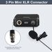Phenyx Pro Lavalier Microphone à revers/casque combiné avec mini-prise XLR pour haut-parleurs de scène Guide d'amplificateur de voix_voghion.com